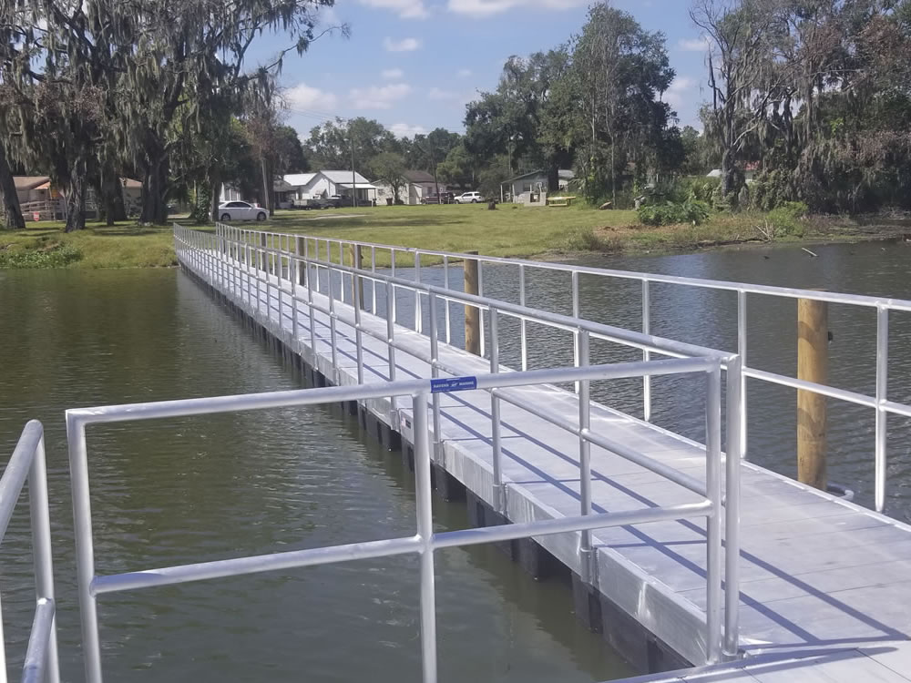 Lake Wales Aluminum Docks design and construction by Decks and Docks ...